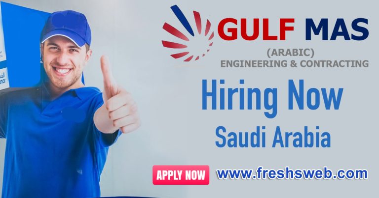 Gulf Mas Saudi Company Jobs in YANBU.